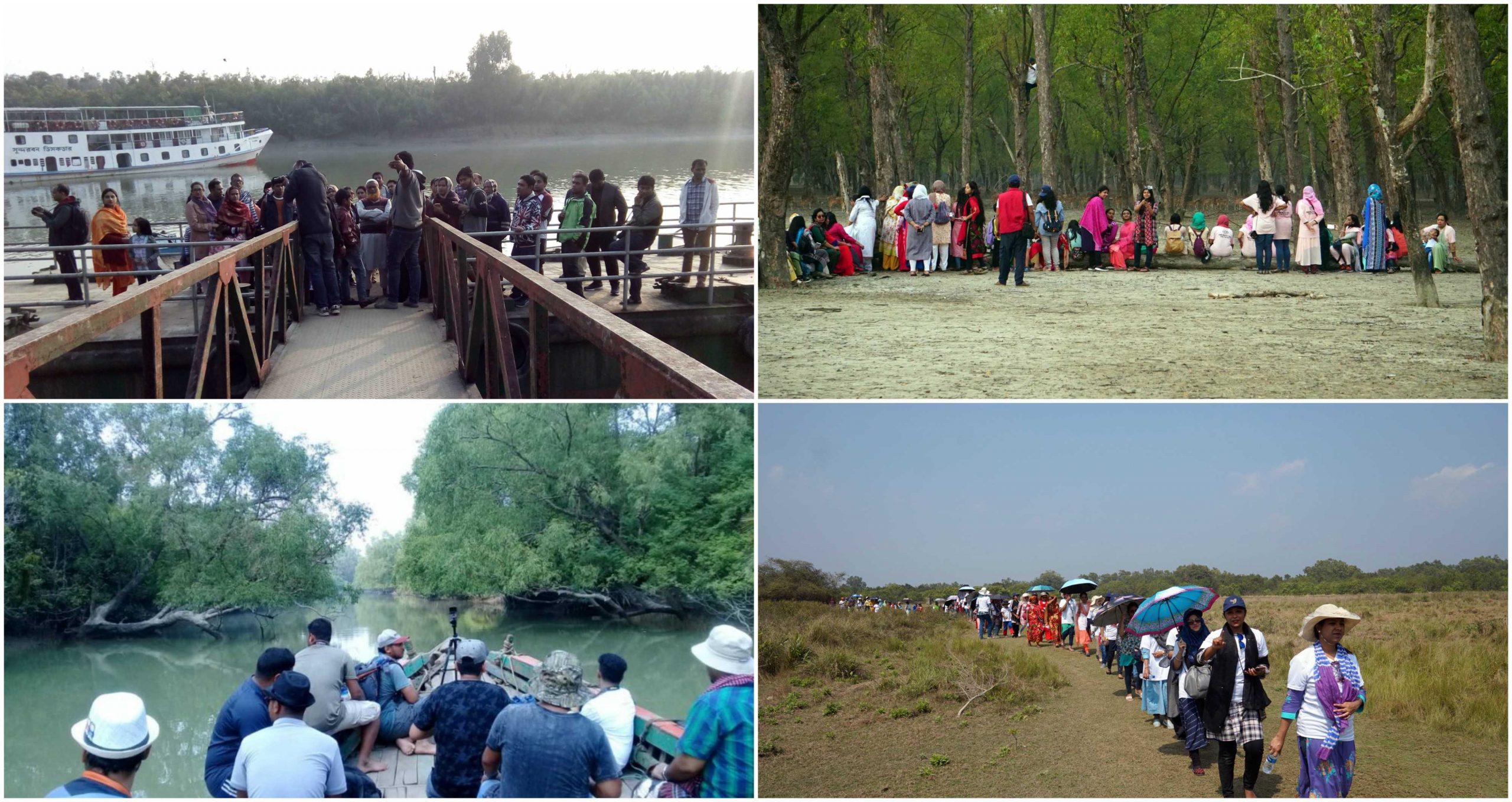 Some Touriest group in Sundarban